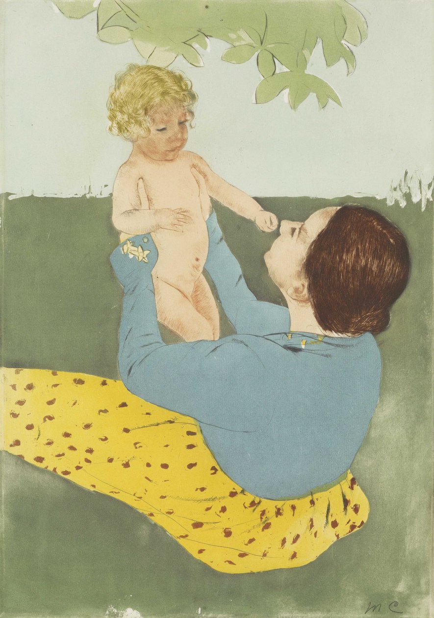 Hevoskastanjapuun alla tekijältä Mary Cassatt
