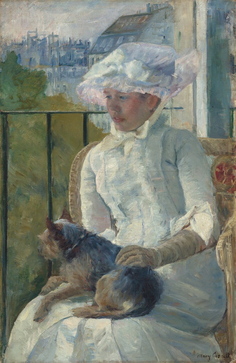 Nuori tyttö ikkunassa, n. 1883-84 tekijältä Mary Cassatt
