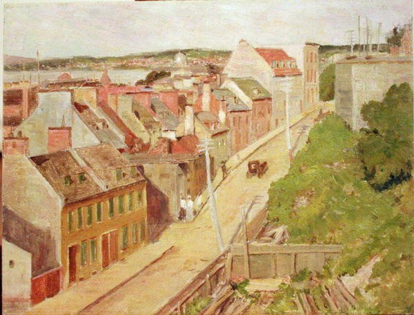 Quebec (öljy taiteilijalevylle) tekijältä Mary Bradish Titcomb