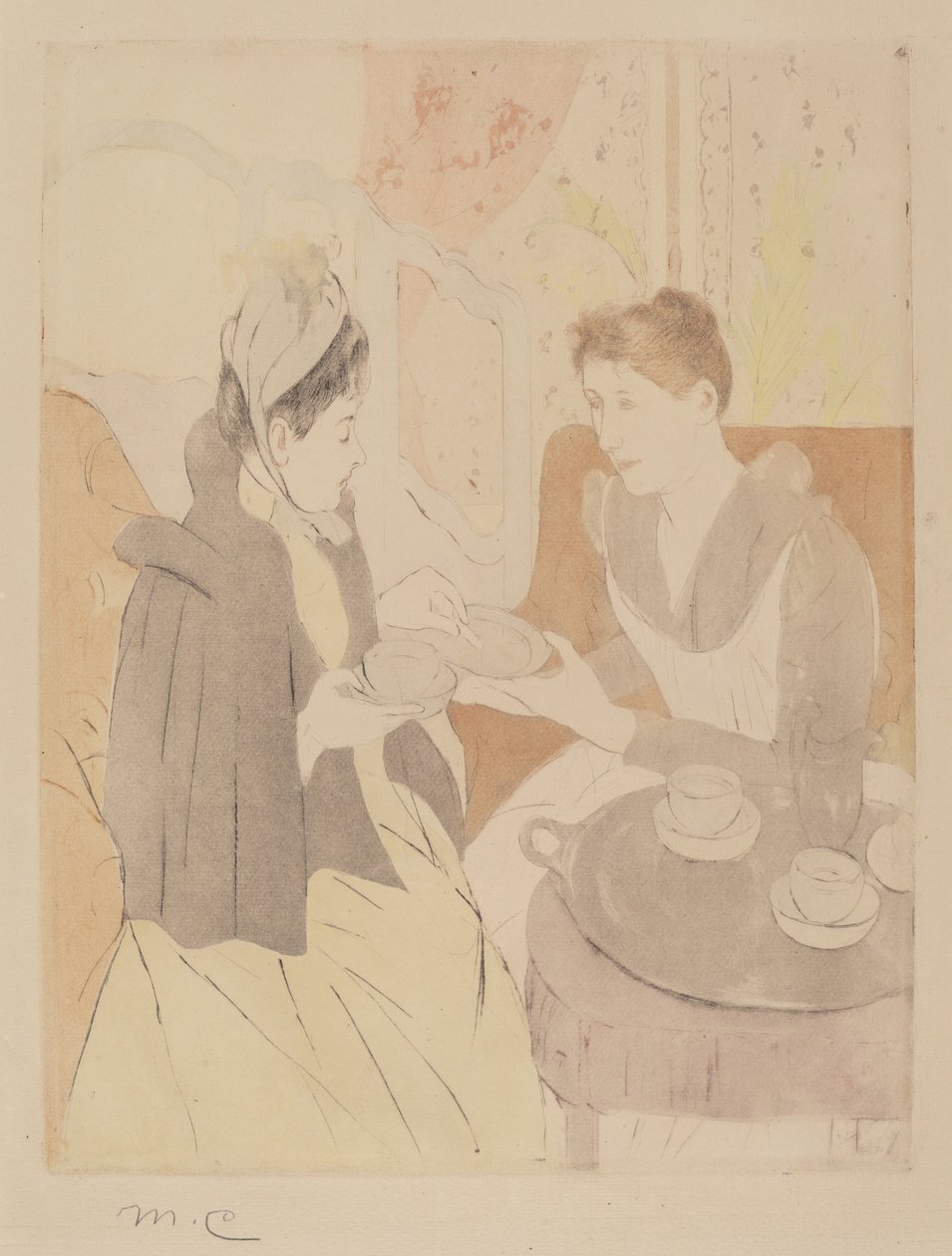 Iltapäiväteekutsut tekijältä Mary Cassatt