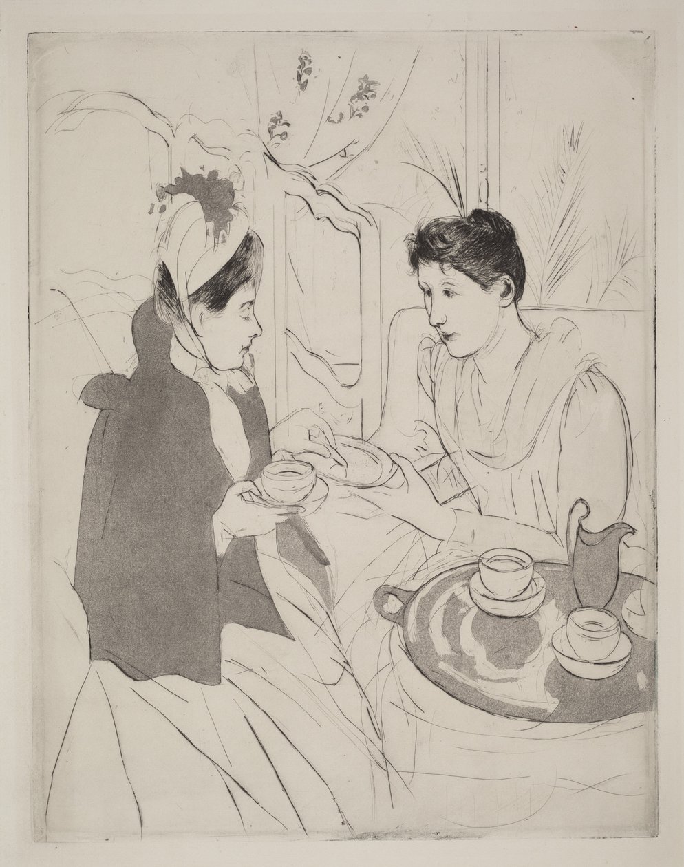 Iltapäivän teekutsut tekijältä Mary Cassatt