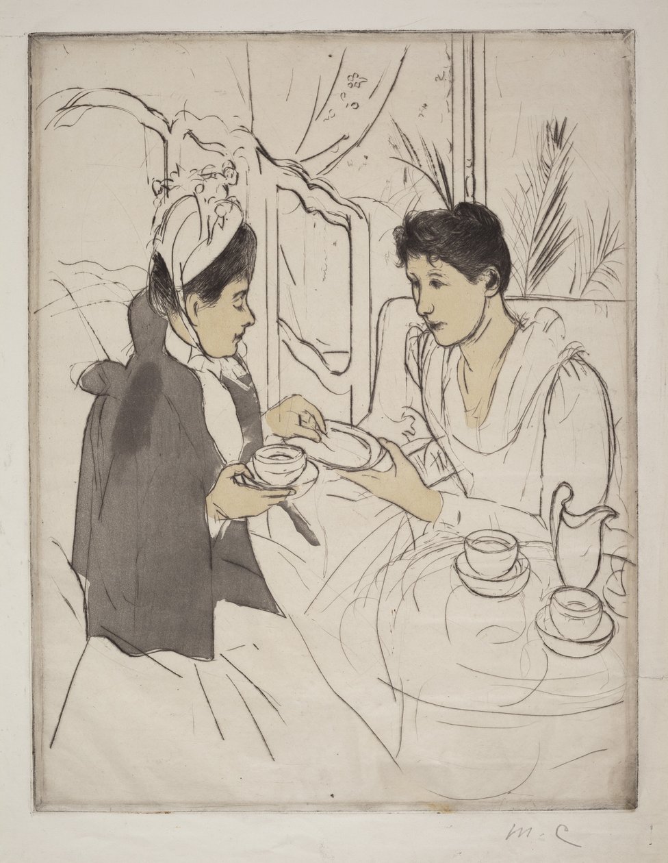 Iltapäivän teekutsut tekijältä Mary Cassatt