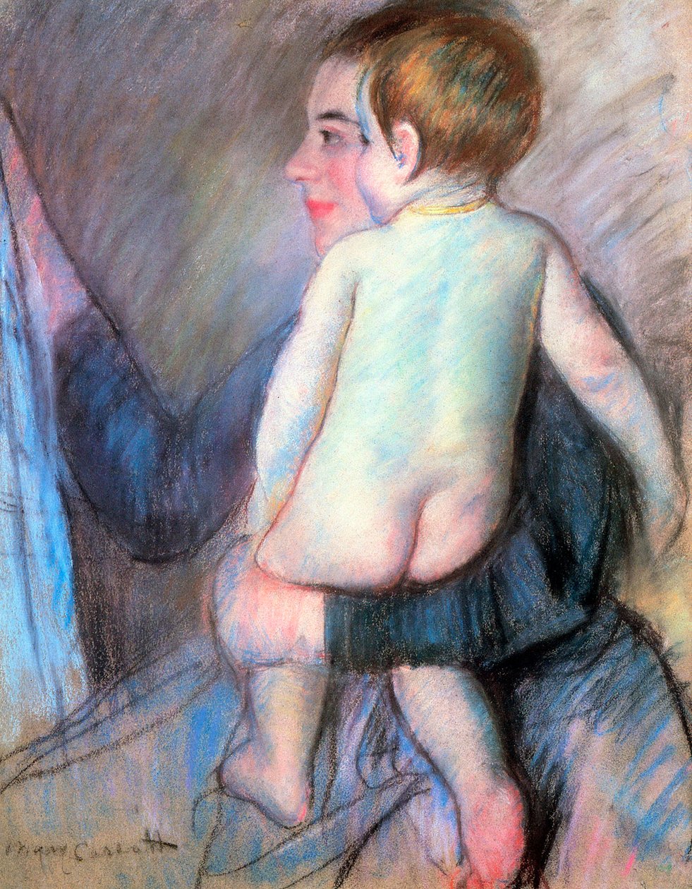 Ikkunalla, 1889. tekijältä Mary Cassatt