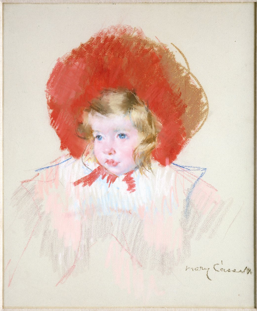 Lapsi punaisessa hatussa tekijältä Mary Cassatt