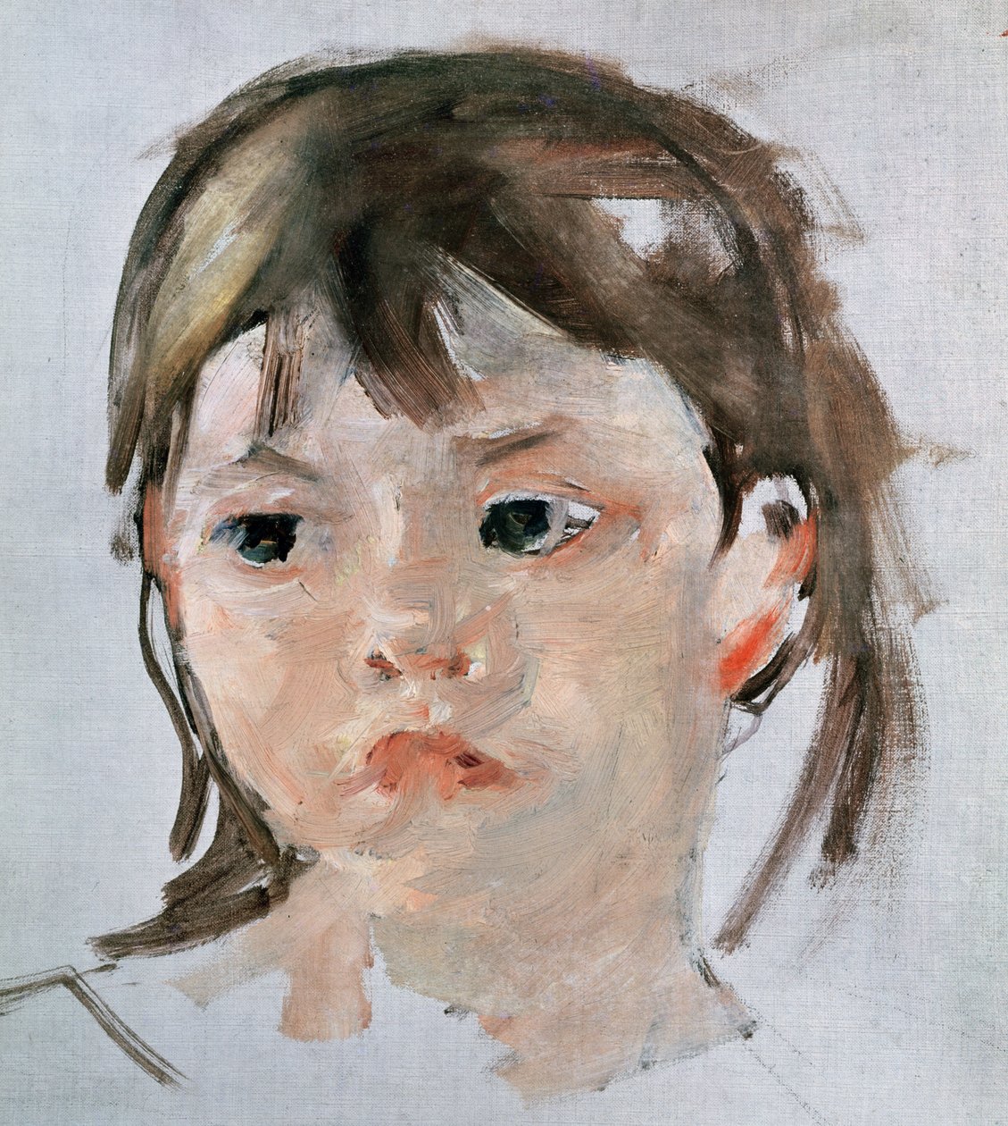 Nuoren tytön pää tekijältä Mary Cassatt