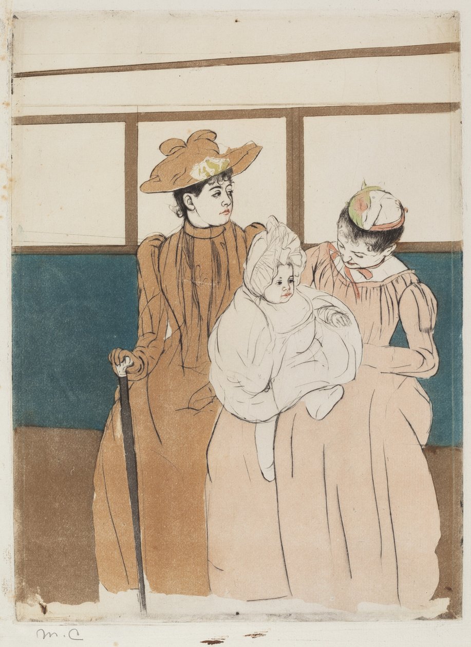 Omnibussissa tekijältä Mary Cassatt