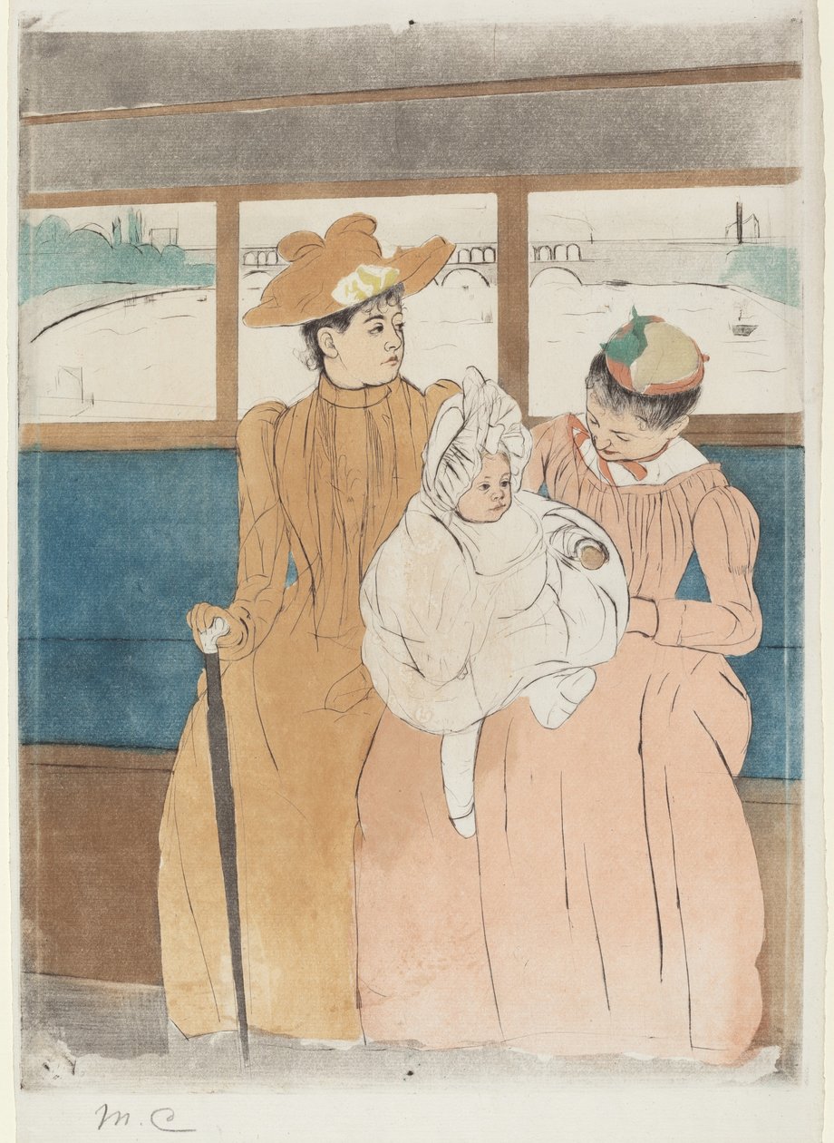 Omnibussissa tekijältä Mary Cassatt