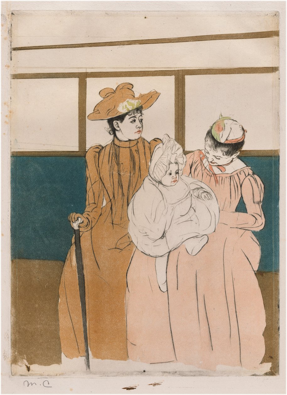 Omnibussissa tekijältä Mary Cassatt