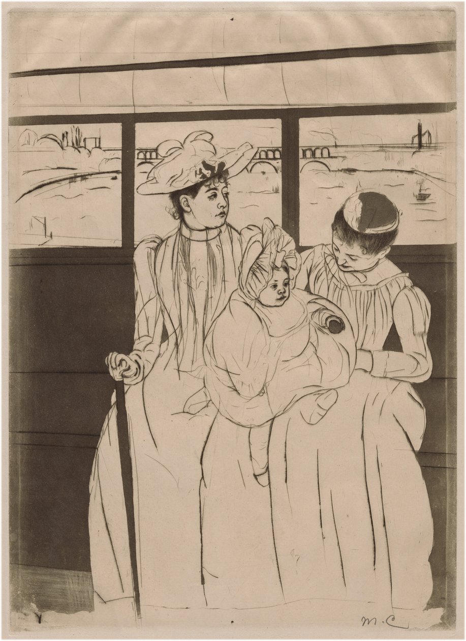 Omnibussissa tekijältä Mary Cassatt