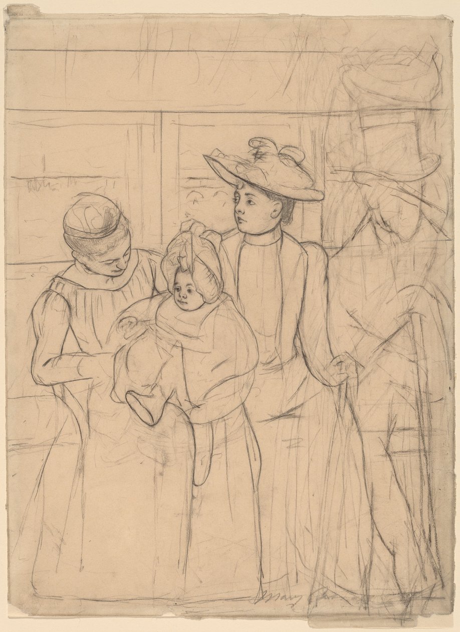Omnibussissa tekijältä Mary Cassatt