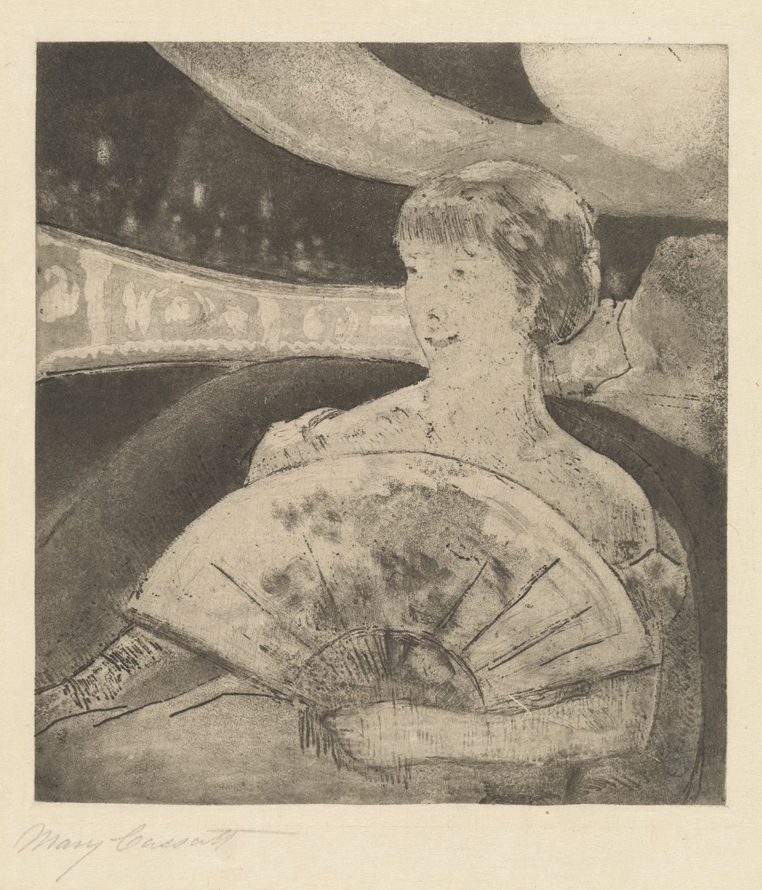 Opera Boxissa (nro 3) tekijältä Mary Cassatt