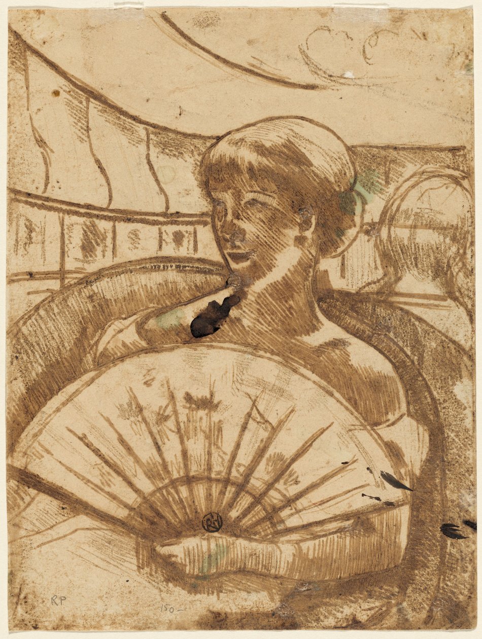 Opera Boxissa [verso], 1880. tekijältä Mary Cassatt