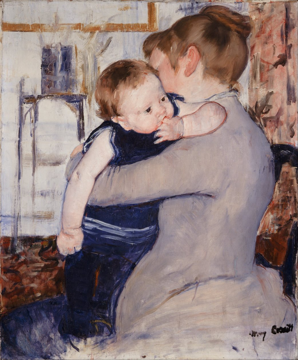 Äiti ja lapsi tekijältä Mary Cassatt