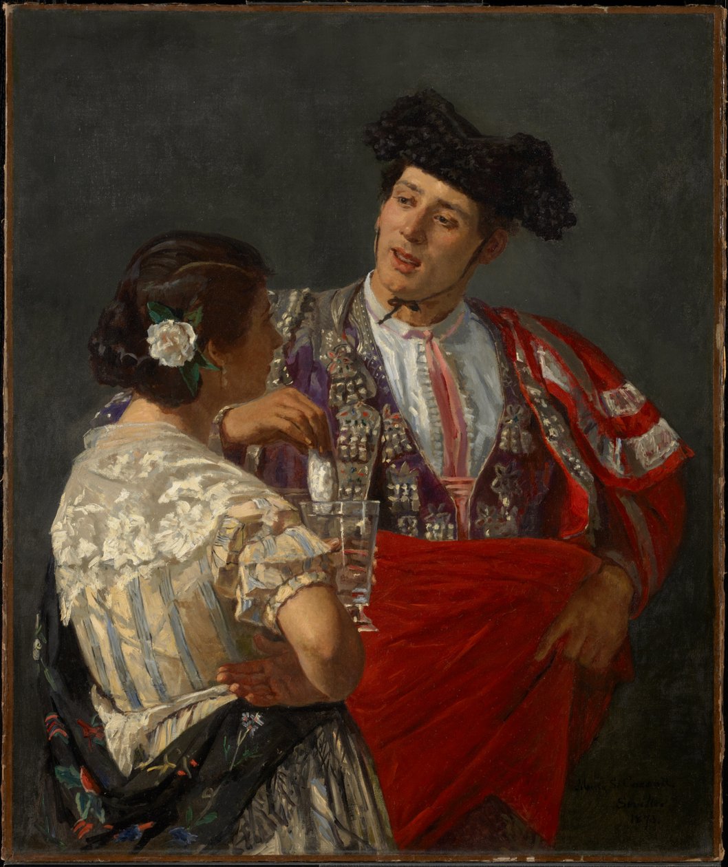 Panalin tarjoaminen härkätaistelijalle tekijältä Mary Cassatt