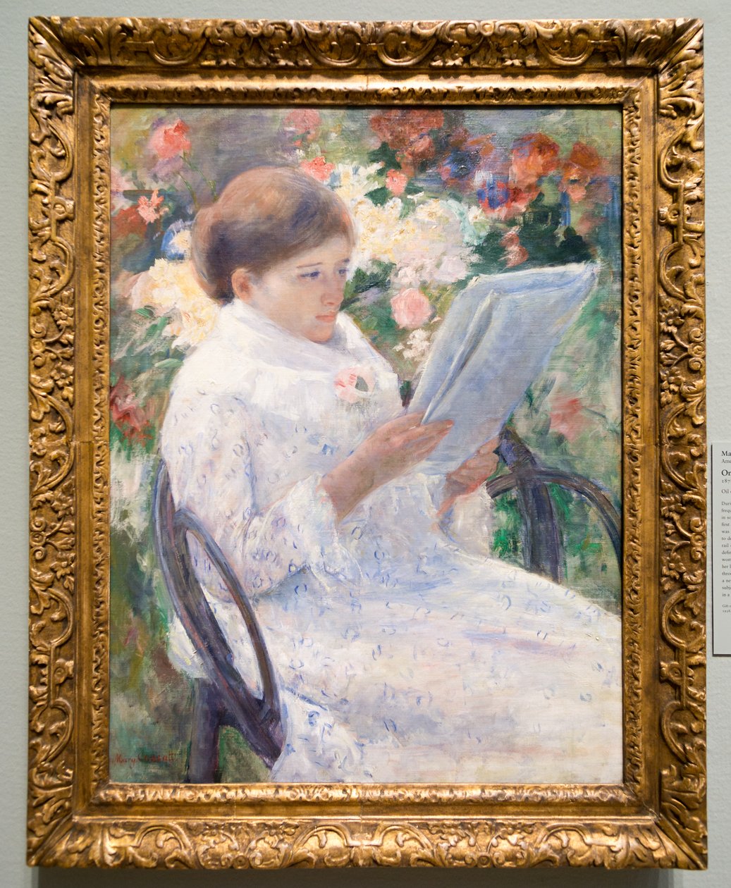 Parvekkeella tekijältä Mary Cassatt