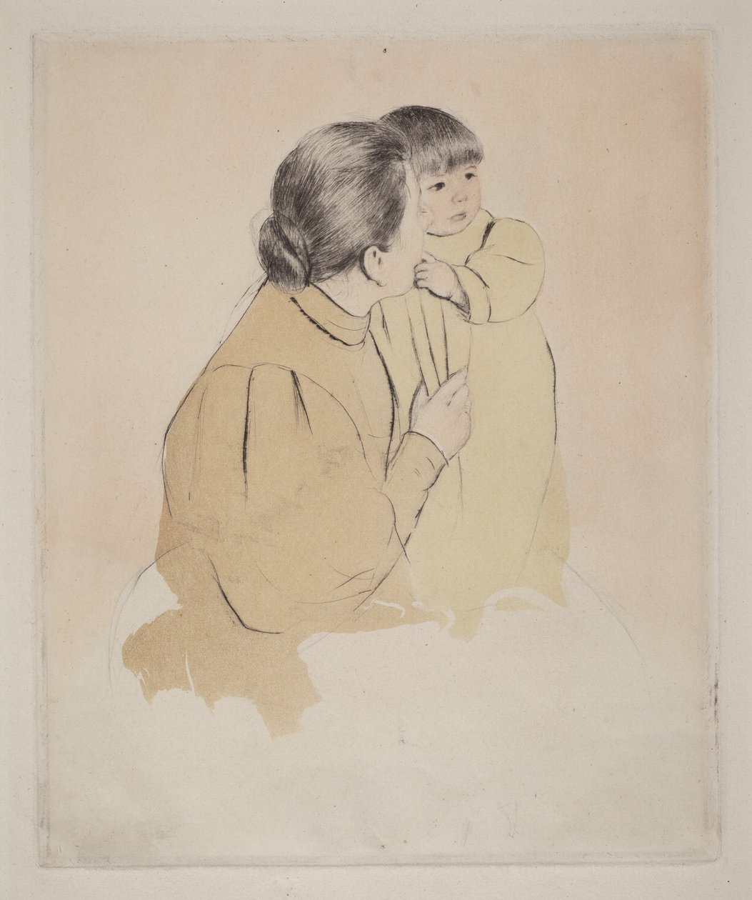 Talonpoikaisäiti ja lapsi tekijältä Mary Cassatt