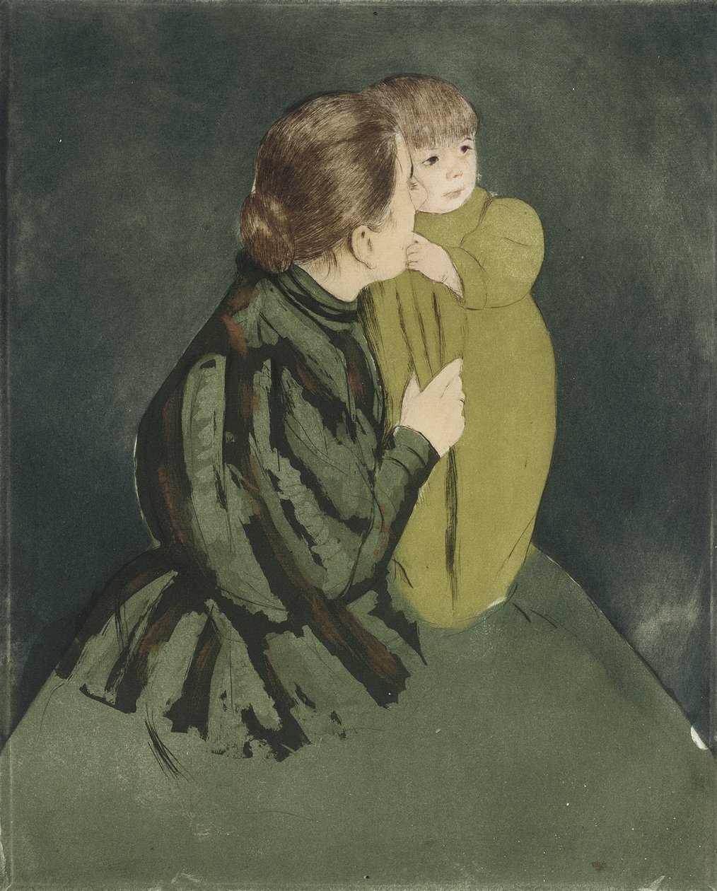 Talonpoikaisäiti ja lapsi tekijältä Mary Cassatt