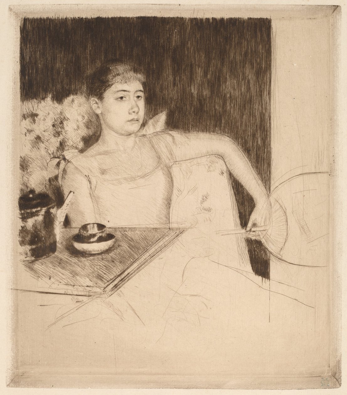 Tee, c. 1890. tekijältä Mary Cassatt