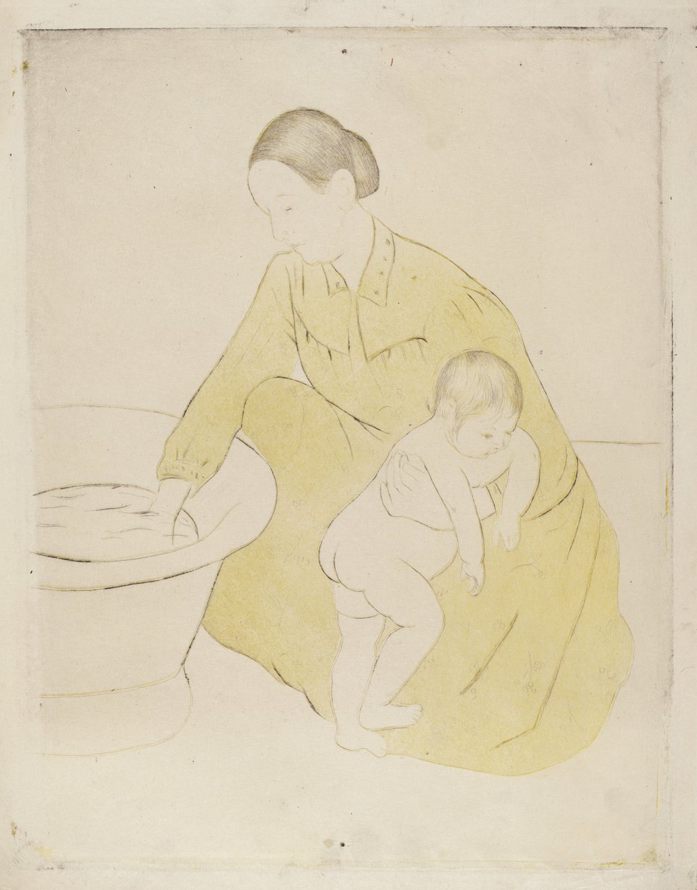 Kylpylä, 1890-1891. tekijältä Mary Cassatt