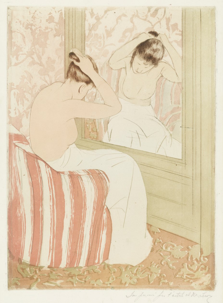 Coiffure tekijältä Mary Cassatt