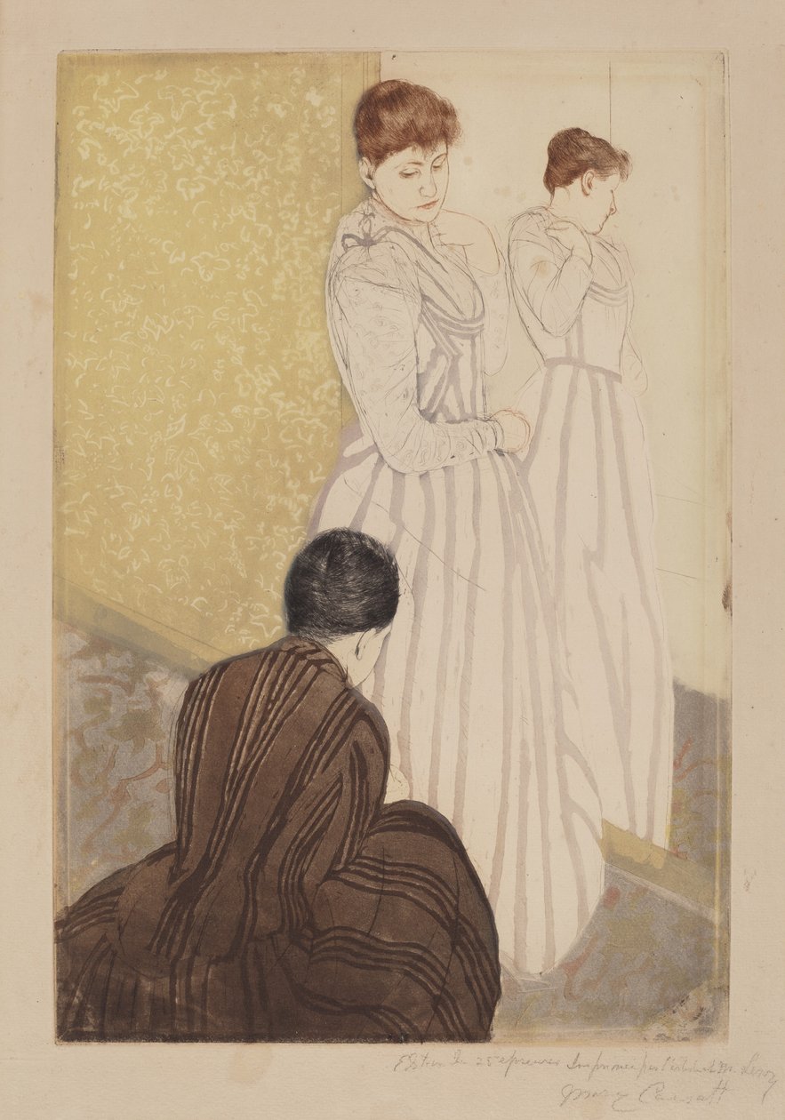 Sovitus, 1890-1891. tekijältä Mary Cassatt