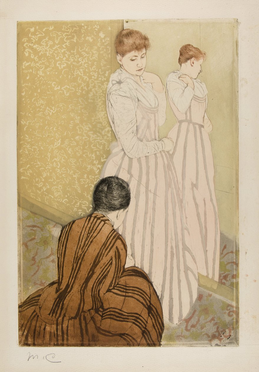 Sovitus, 1890-91 tekijältä Mary Cassatt