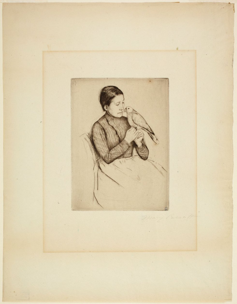 Papukaija tekijältä Mary Cassatt
