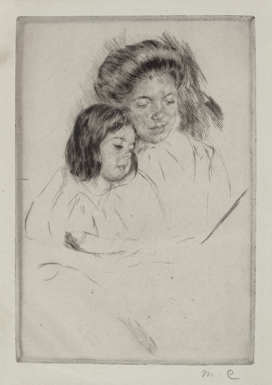Kuvakirja nro 1, c. 1901. tekijältä Mary Cassatt