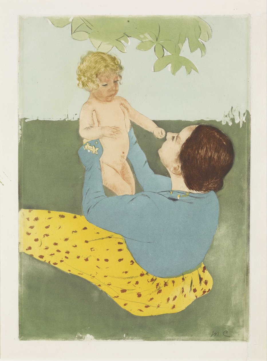Hevoskastanjapuun alla tekijältä Mary Cassatt