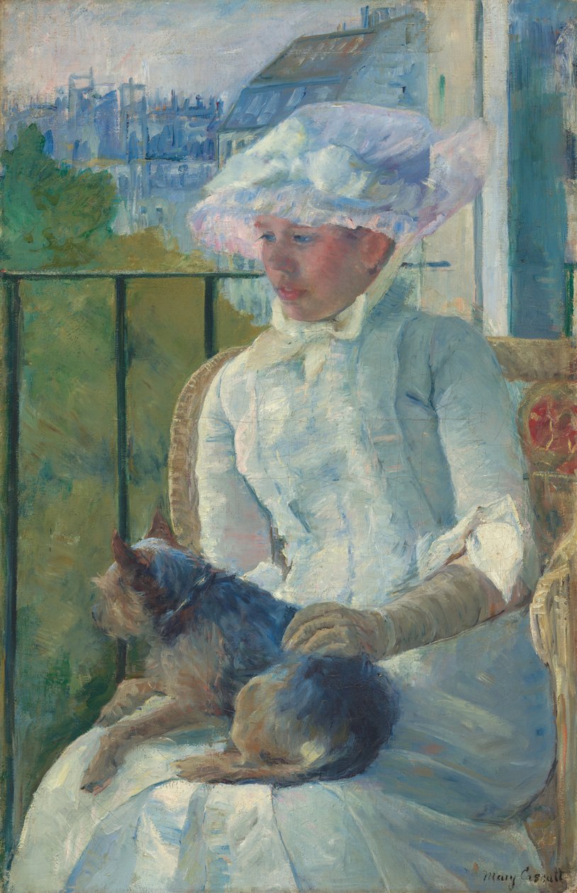 Nuori tyttö ikkunassa tekijältä Mary Cassatt