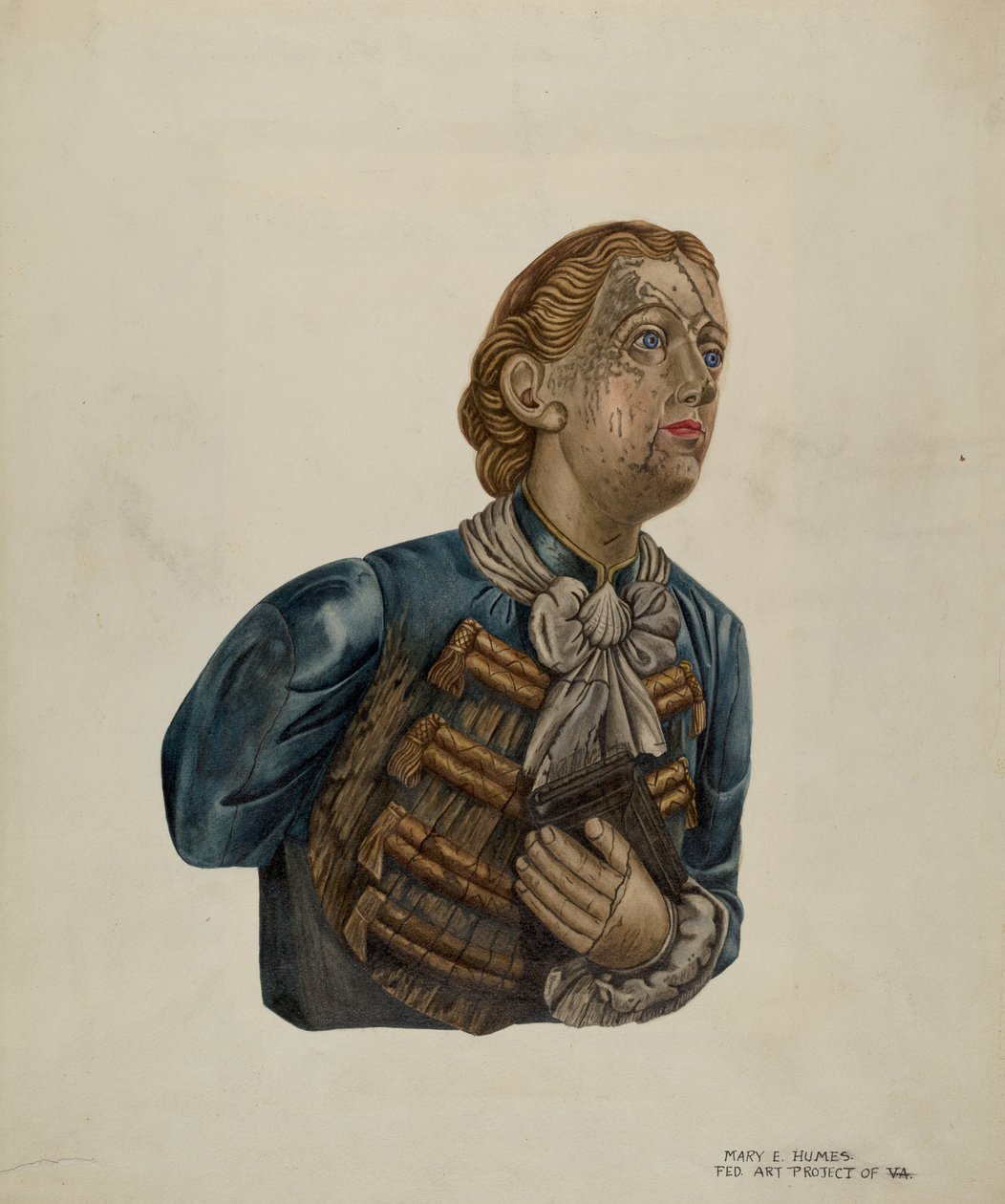 Bark Georgen kuvapää, n. 1939. tekijältä Mary E Humes