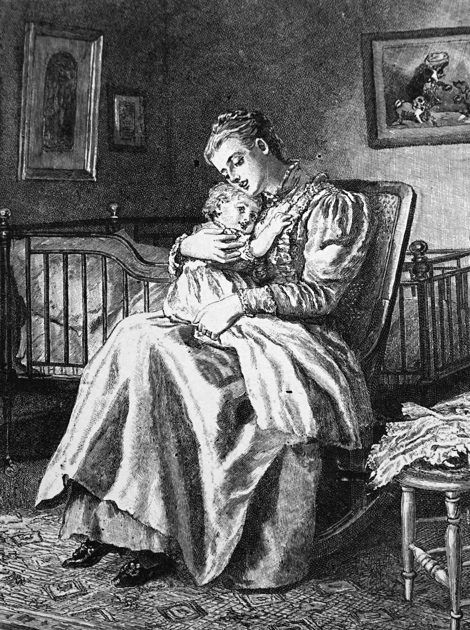 Äiti, joka halaa lastaan tekijältä Mary Ellen Edwards