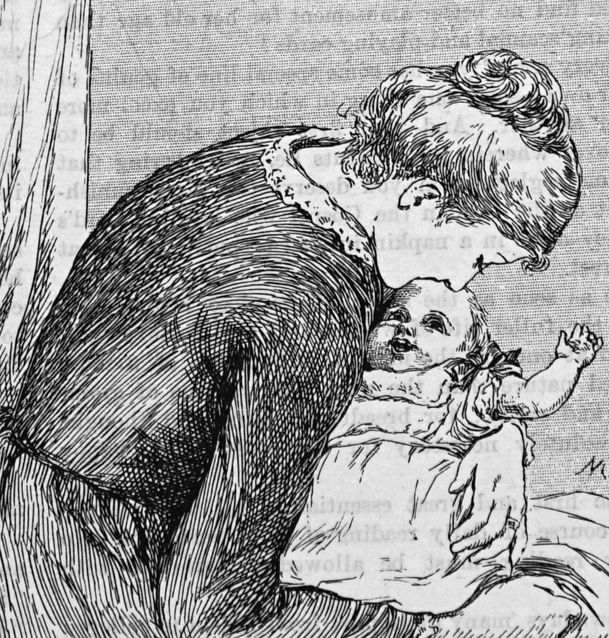 Äiti, joka halaa lastaan tekijältä Mary Ellen Edwards