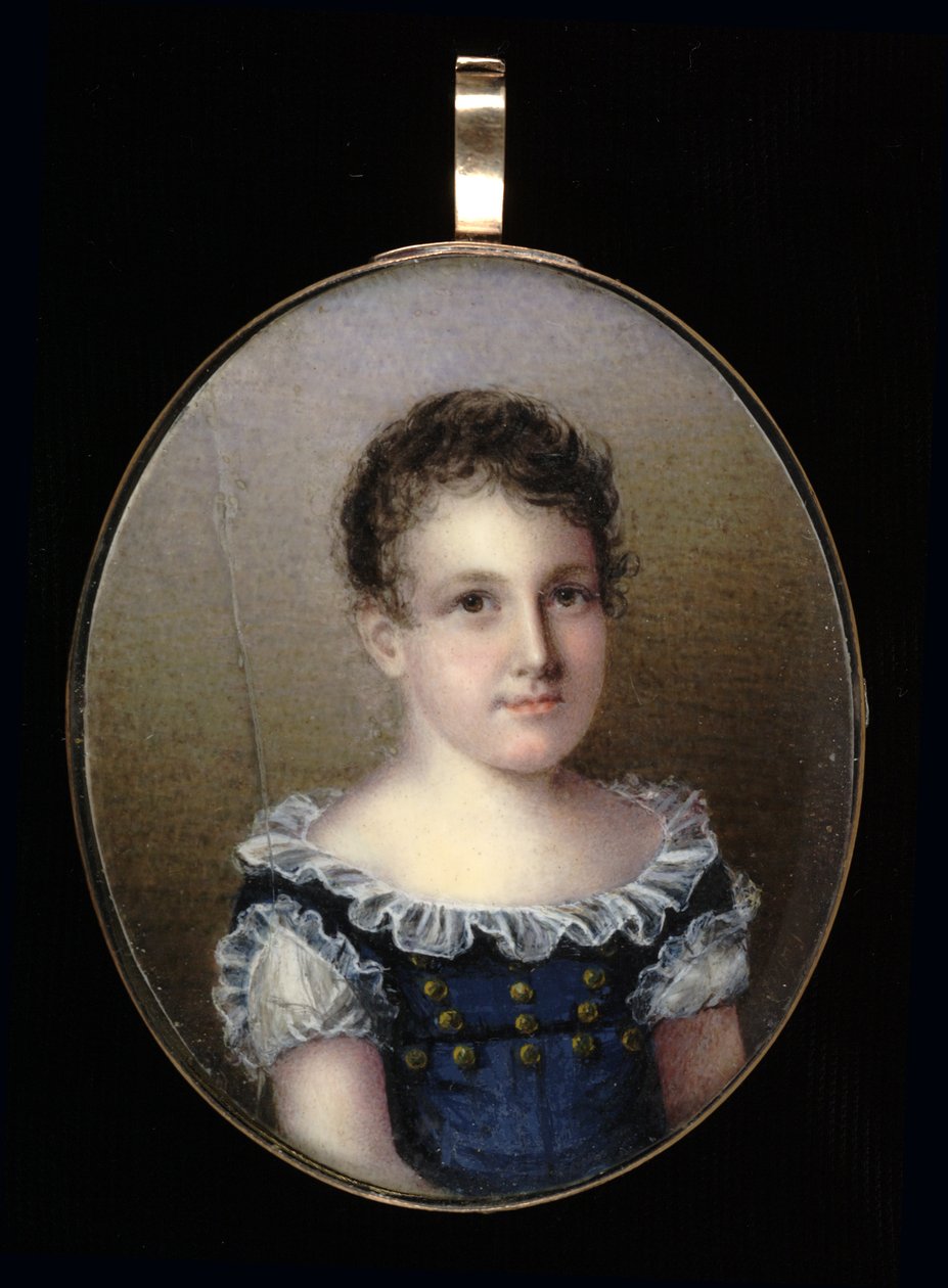 Nuoren tytön muotokuva, 1825. tekijältä Mary Jane Simes