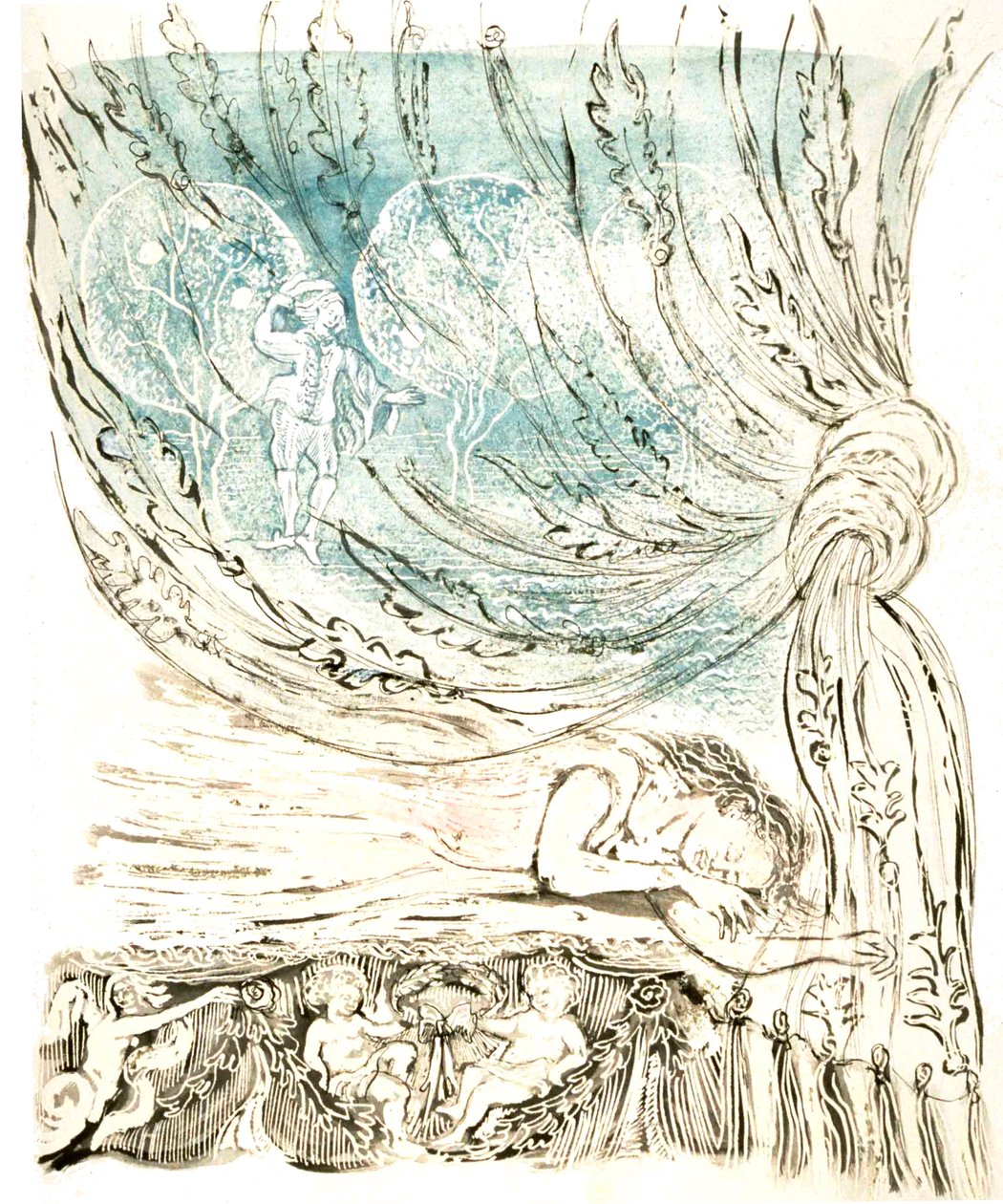 Beauty Dreaming, 2004 (kynä ja akryylimuste) tekijältä Mary Kuper