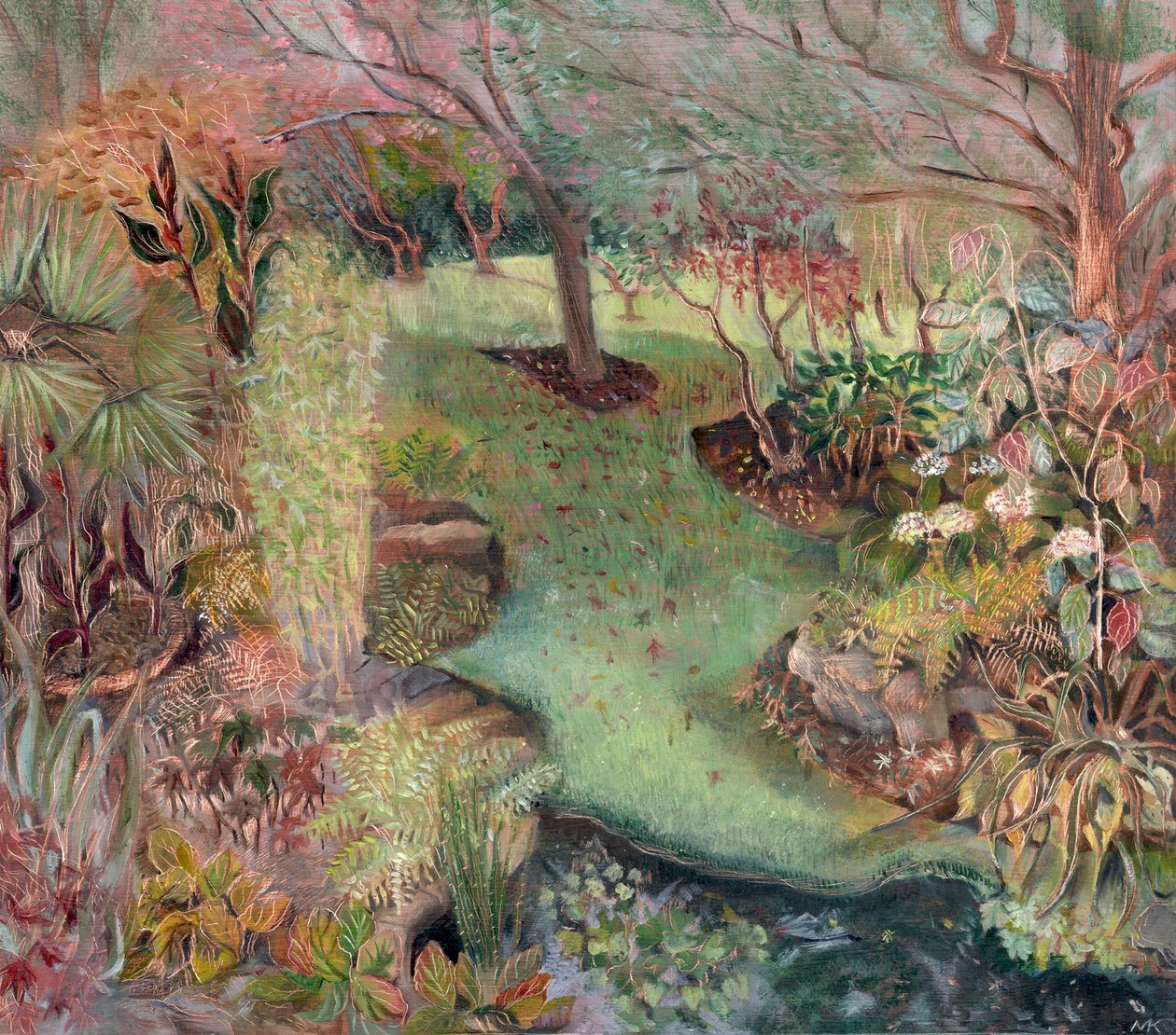 Macgregor Garden, 2003 (öljy aluksella) tekijältä Mary Kuper