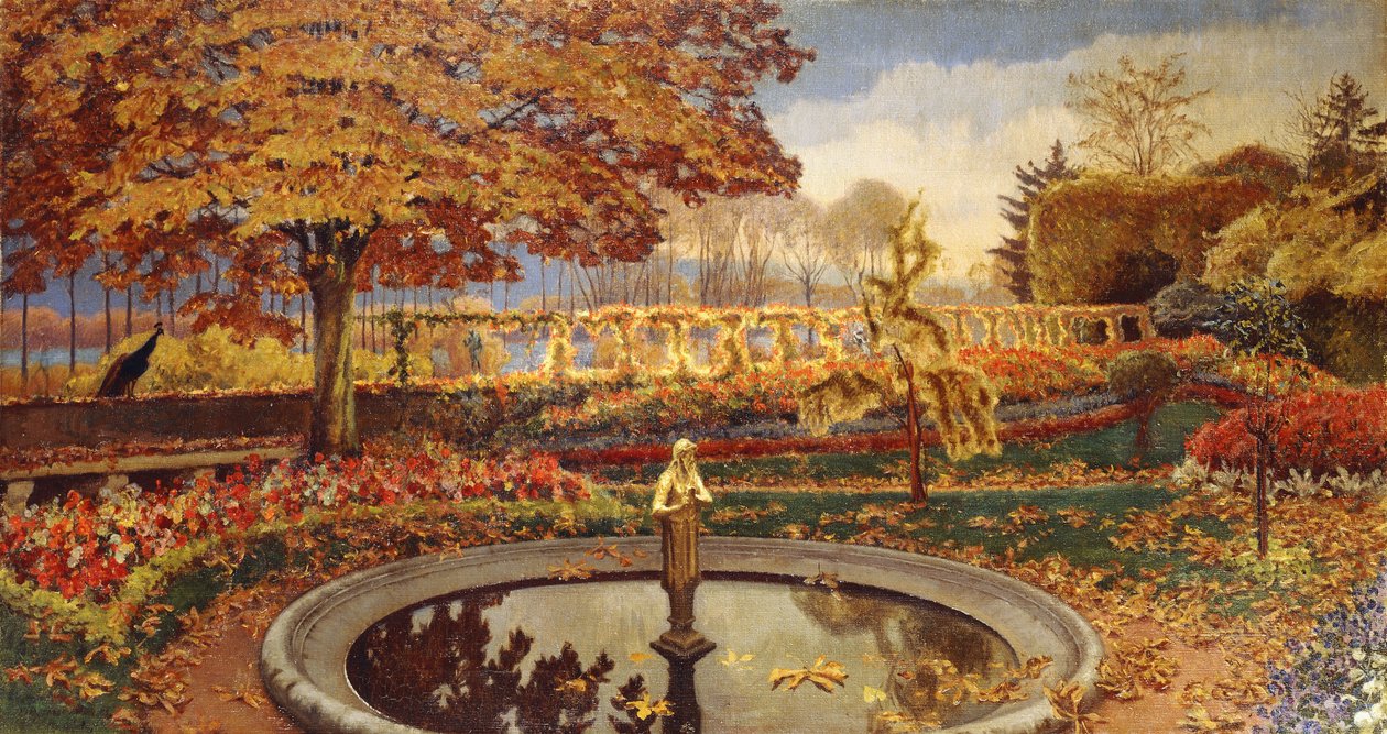 Puutarha Givernyssä tekijältä Mary Louise MacMonnies