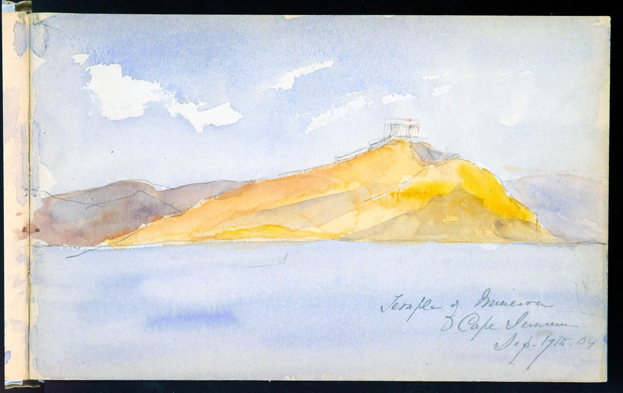 Luonnoskirja Kreikan ja Lähi-idän aiheista, 1904. tekijältä Mary Newbold Sargent