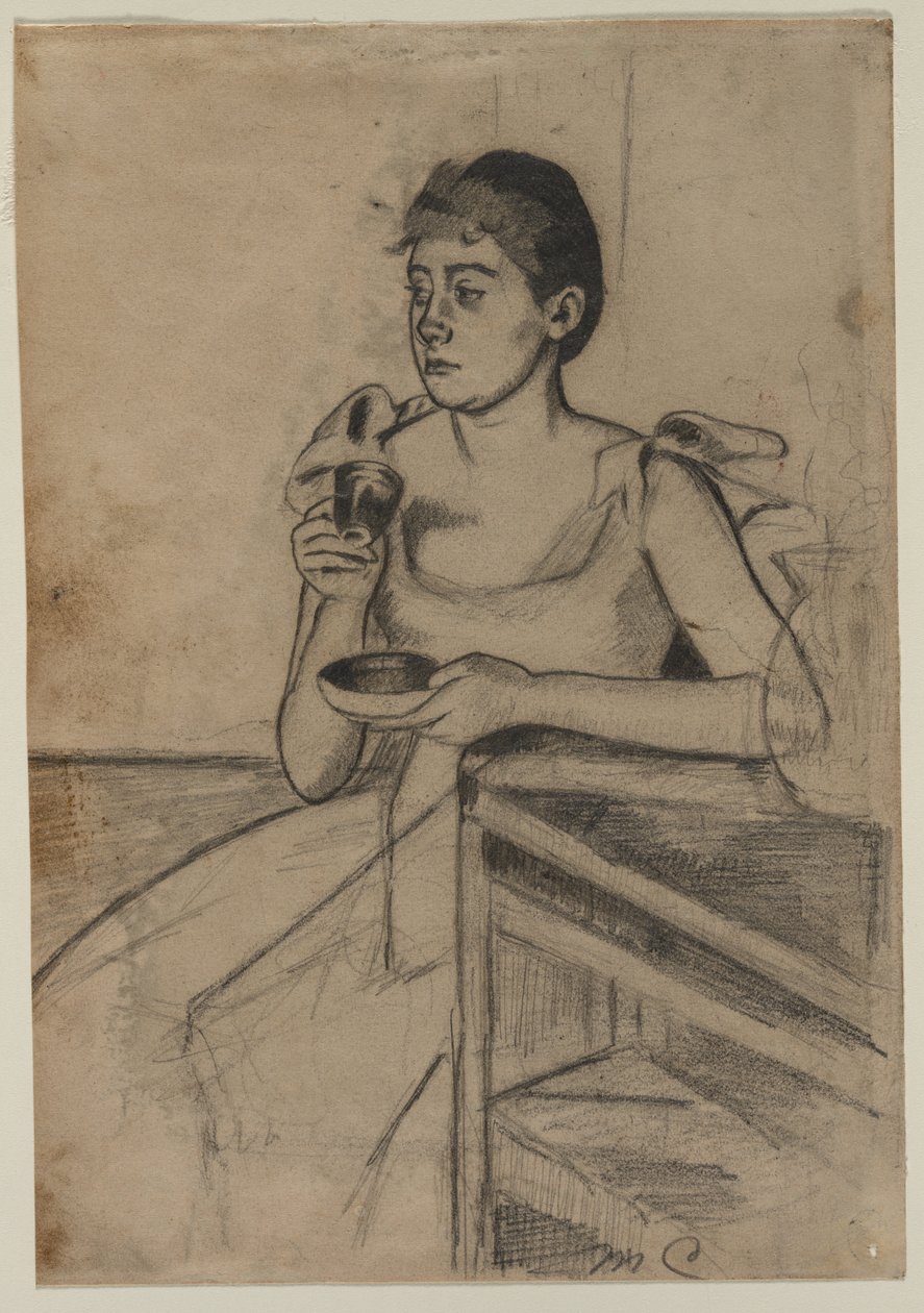 Illallisen jälkeinen kahvi tekijältä Mary Cassatt