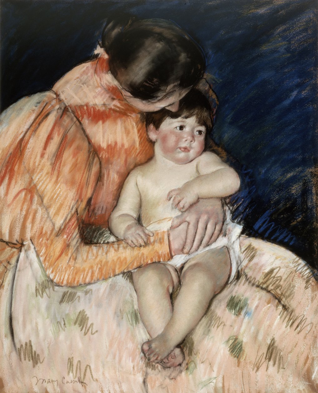 Äiti ja lapsi tekijältä Mary Stevenson Cassatt
