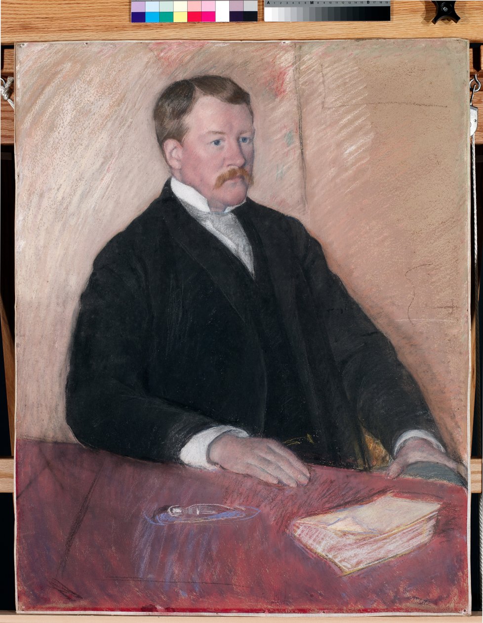 Alexander J. Cassattin muotokuva tekijältä Mary Stevenson Cassatt