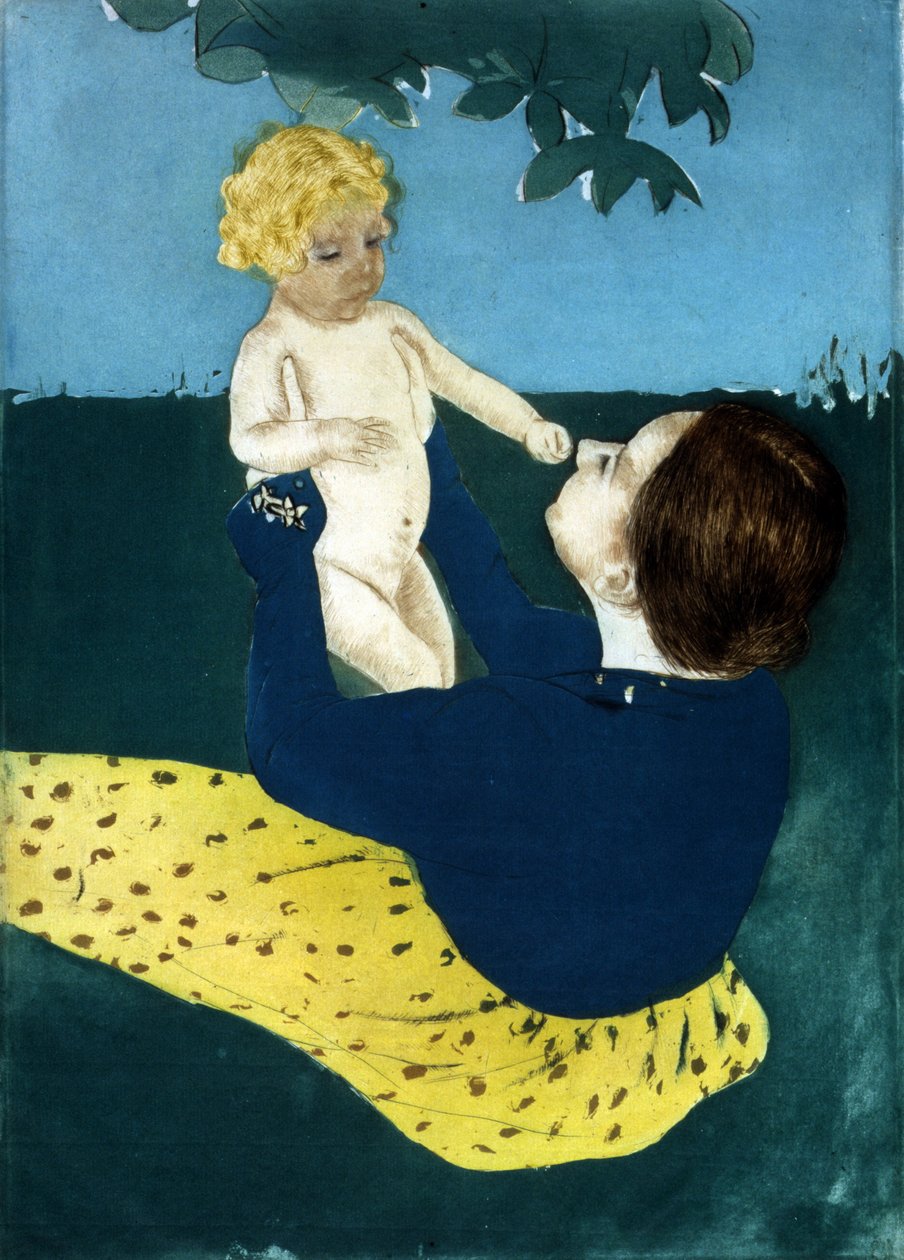 Hevoskastanjapuun alla 1898 Mary Cassatt tekijältä Mary Stevenson Cassatt