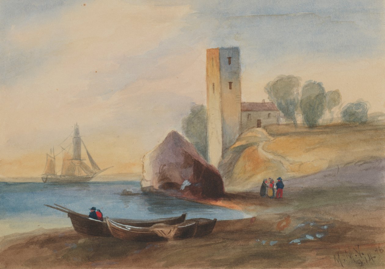 Nimetön maisema, 1876. tekijältä Mary Vaux Walcott