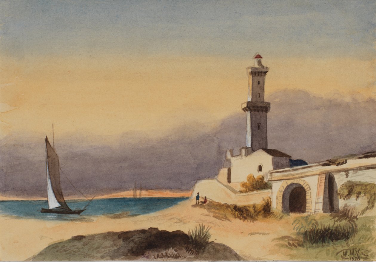 Nimetön maisema, 1876. tekijältä Mary Vaux Walcott