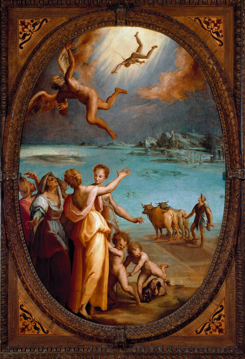 The Fall of Icarus (maalaus tekijältä Maso da San Friano