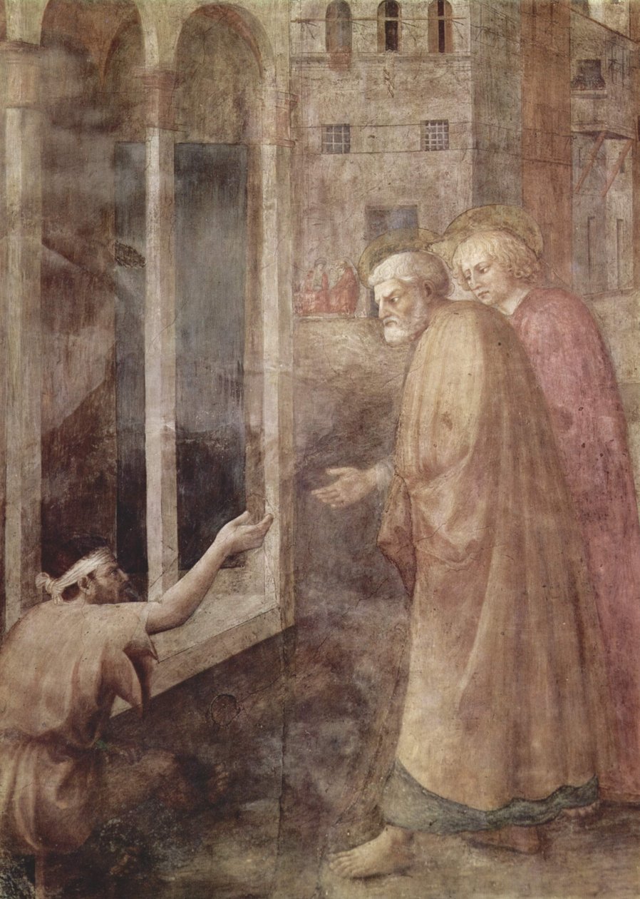 Freskenzyklus der Brancacci-Kapelle tekijältä Tommaso Masolino da Panicale