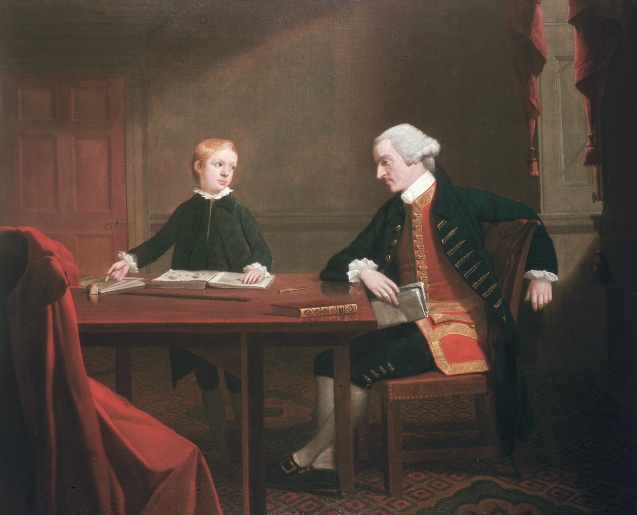 Samuel Smith ja hänen poikansa William, n. 1770 tekijältä Mason Chamberlin