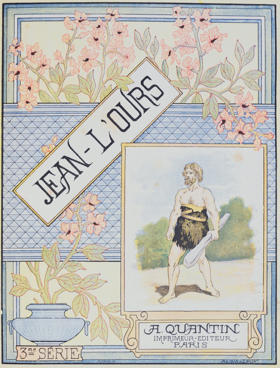 Jean-LOursin etulevy, n. 1900 tekijältä Masse Masse
