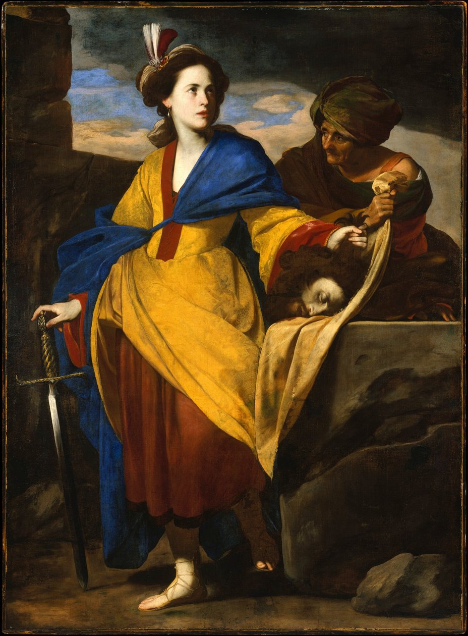 Judith Holofernesin pään kanssa tekijältä Massimo Stanzione
