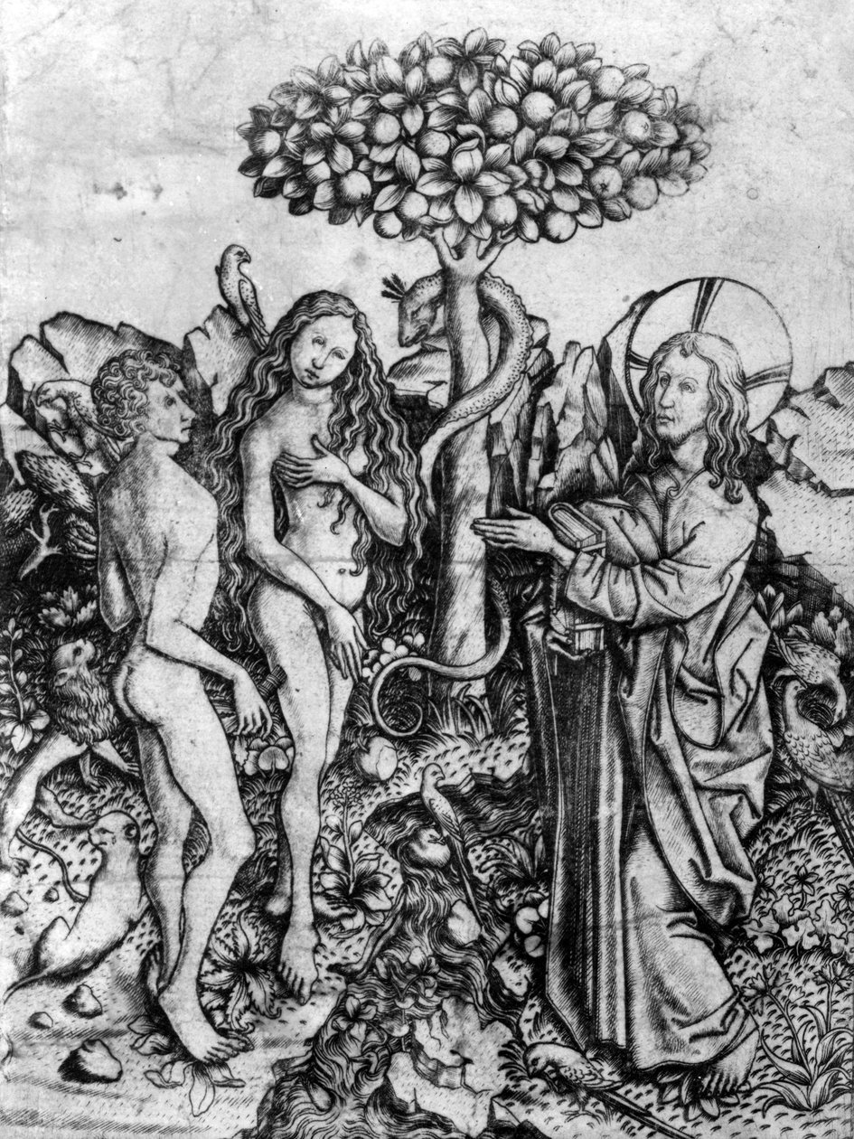 Ihmiskunnan tuho, n. 1450-1467 tekijältä Master E. S.